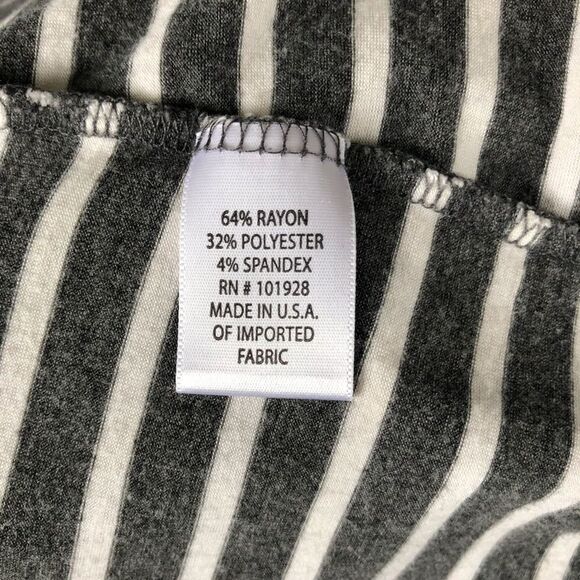 Fenn Wright Manson Grey & White Striped Soft Cardigan Size Small - Picture 6 of 6